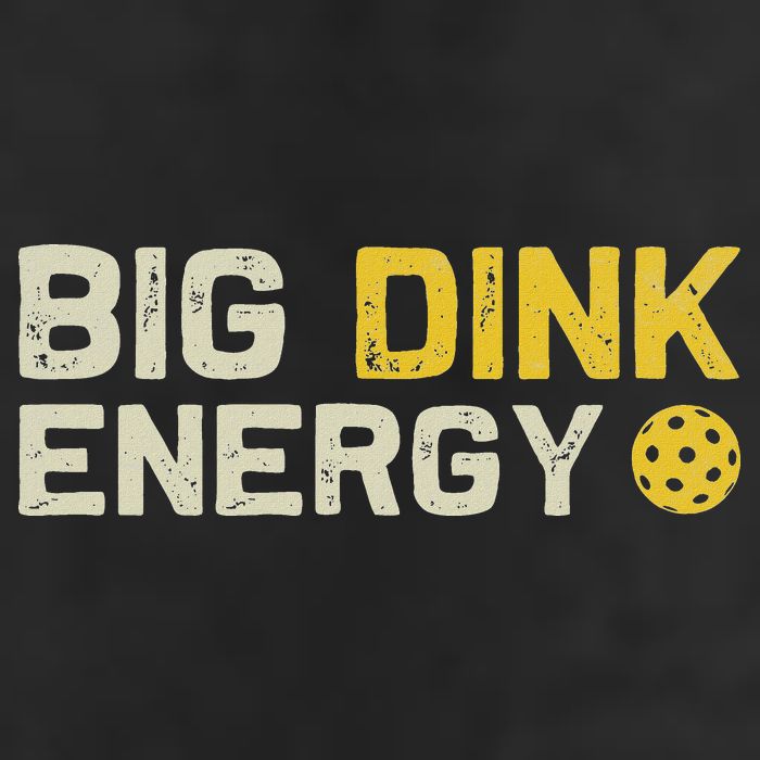 Big Dink Energy Pickleball Funny Dinking Pickle Ball Lover Golf Towel