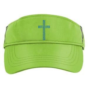 Best Dad Ever Positve Words Cross Adult Drive Performance Visor