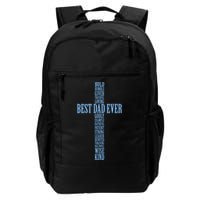 Best Dad Ever Positve Words Cross Backpack