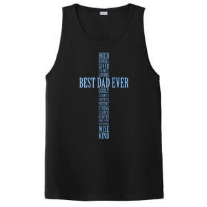 Best Dad Ever Positve Words Cross PosiCharge Competitor Tank