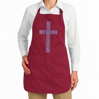 Best Dad Ever Positve Words Cross Apron