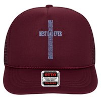Best Dad Ever Positve Words Cross Hat