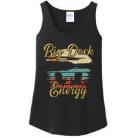 Big Dock Energy Summer Cottage Vacation Lake Life Ladies Essential Tank