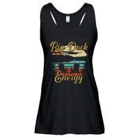 Big Dock Energy Summer Cottage Vacation Lake Life Ladies Essential Flowy Tank