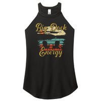 Big Dock Energy Summer Cottage Vacation Lake Life Women's Perfect Tri Rocker Tank