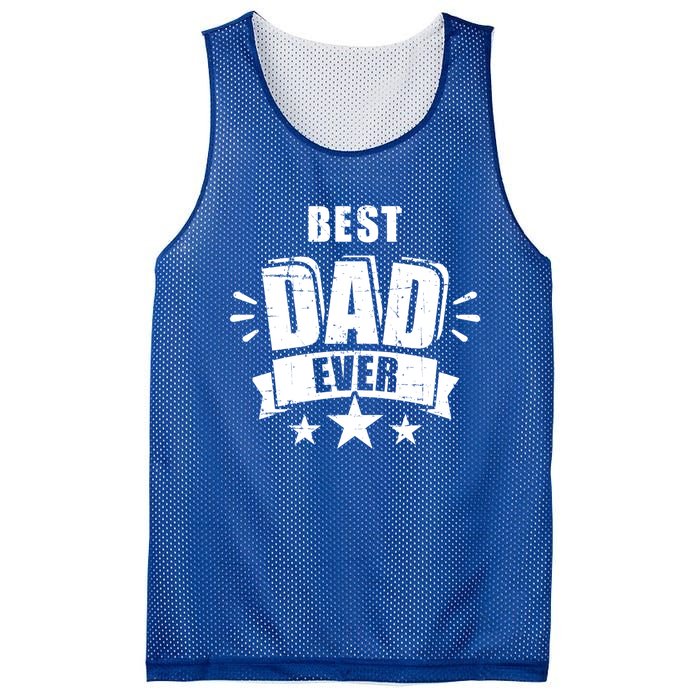 Best Dad Ever Father's Day Gift For Daddy Or Father Gift Mesh Reversible Basketball Jersey Tank