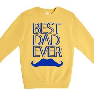 Best Dad Ever Gift Premium Crewneck Sweatshirt