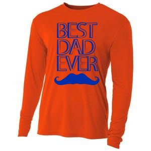 Best Dad Ever Gift Cooling Performance Long Sleeve Crew