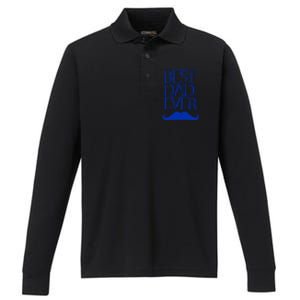 Best Dad Ever Gift Performance Long Sleeve Polo