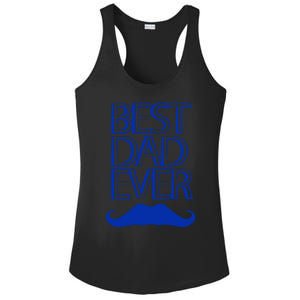 Best Dad Ever Gift Ladies PosiCharge Competitor Racerback Tank