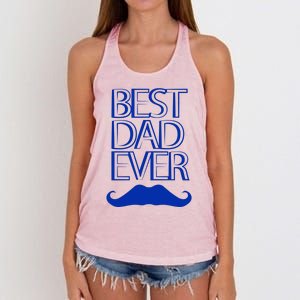 Best Dad Ever Gift Women's Knotted Racerback Tank