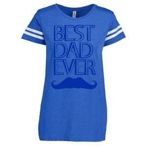 Best Dad Ever Gift Enza Ladies Jersey Football T-Shirt