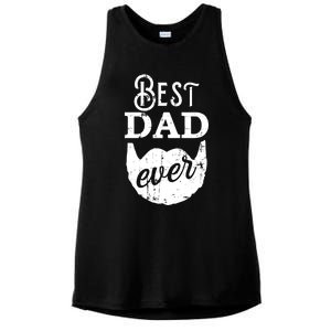 Best Dad Ever Gift For Bearded Daddys Father's Day Cool Gift Ladies PosiCharge Tri-Blend Wicking Tank