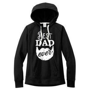 Best Dad Ever Gift For Bearded Daddys Father's Day Cool Gift Women's Fleece Hoodie