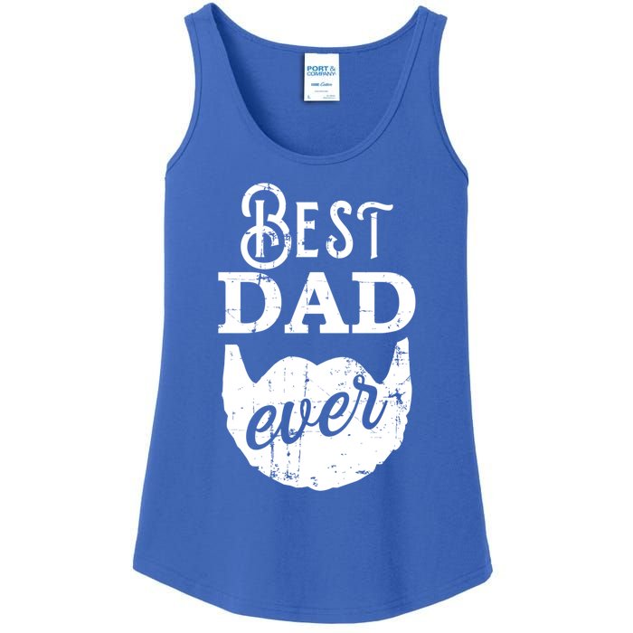 Best Dad Ever Gift For Bearded Daddys Father's Day Cool Gift Ladies Essential Tank