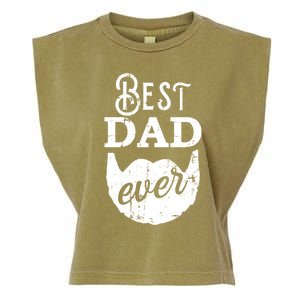 Best Dad Ever Gift For Bearded Daddys Father's Day Cool Gift Garment-Dyed Women's Muscle Tee