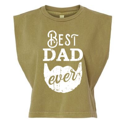 Best Dad Ever Gift For Bearded Daddys Father's Day Cool Gift Garment-Dyed Women's Muscle Tee