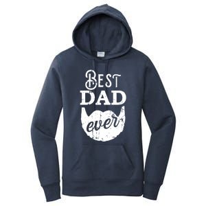 Best Dad Ever Gift For Bearded Daddys Father's Day Cool Gift Women's Pullover Hoodie