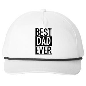 Best Dad Ever Funny Gift For Father's Day Snapback Five-Panel Rope Hat