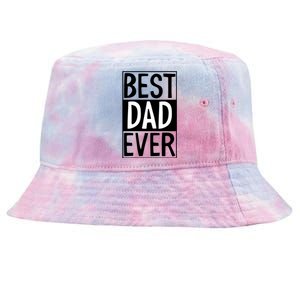 Best Dad Ever Funny Gift For Father's Day Tie-Dyed Bucket Hat