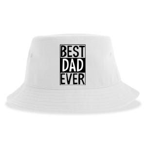 Best Dad Ever Funny Gift For Father's Day Sustainable Bucket Hat