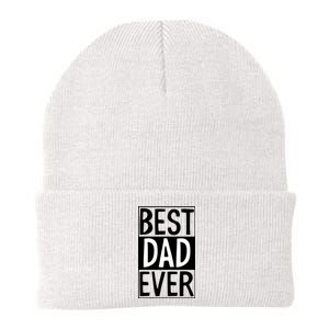 Best Dad Ever Funny Gift For Father's Day Knit Cap Winter Beanie