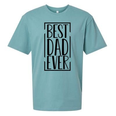 Best Dad Ever Funny Gift For Dad Sueded Cloud Jersey T-Shirt