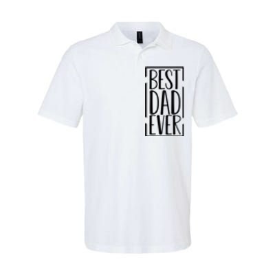 Best Dad Ever Funny Gift For Dad Softstyle Adult Sport Polo