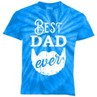 Best Dad Ever Gift For Bearded Daddys Father's Day Cool Gift Kids Tie-Dye T-Shirt