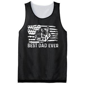 Best Dad Ever Flag truck dad trucker dad best trucking dad Mesh Reversible Basketball Jersey Tank