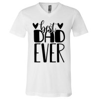 Best Dad Ever Funny Gift For Dad V-Neck T-Shirt