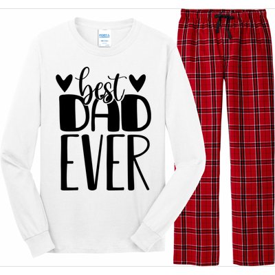 Best Dad Ever Funny Gift For Dad Long Sleeve Pajama Set