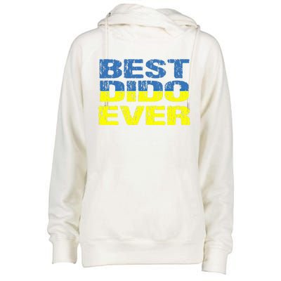 Best Dido Ever Ukrainian Grandfather Dad Ukraine Flag Great Gift Womens Funnel Neck Pullover Hood