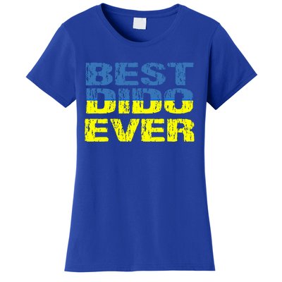 Best Dido Ever Ukrainian Grandfather Dad Ukraine Flag Great Gift Women's T-Shirt