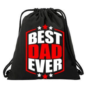 Best Dad Ever Father's Day Gift Drawstring Bag