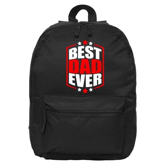 Best Dad Ever Father's Day Gift 16 in Basic Backpack