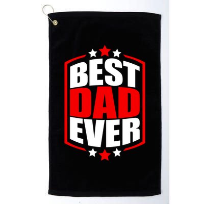 Best Dad Ever Father's Day Gift Golf Towel