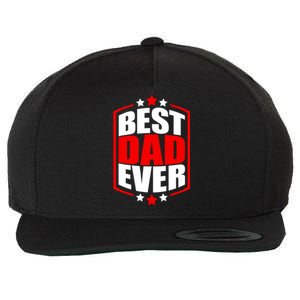 Best Dad Ever Father's Day Gift Wool Snapback Cap