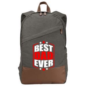 Best Dad Ever Father's Day Gift Cotton Canvas Backpack