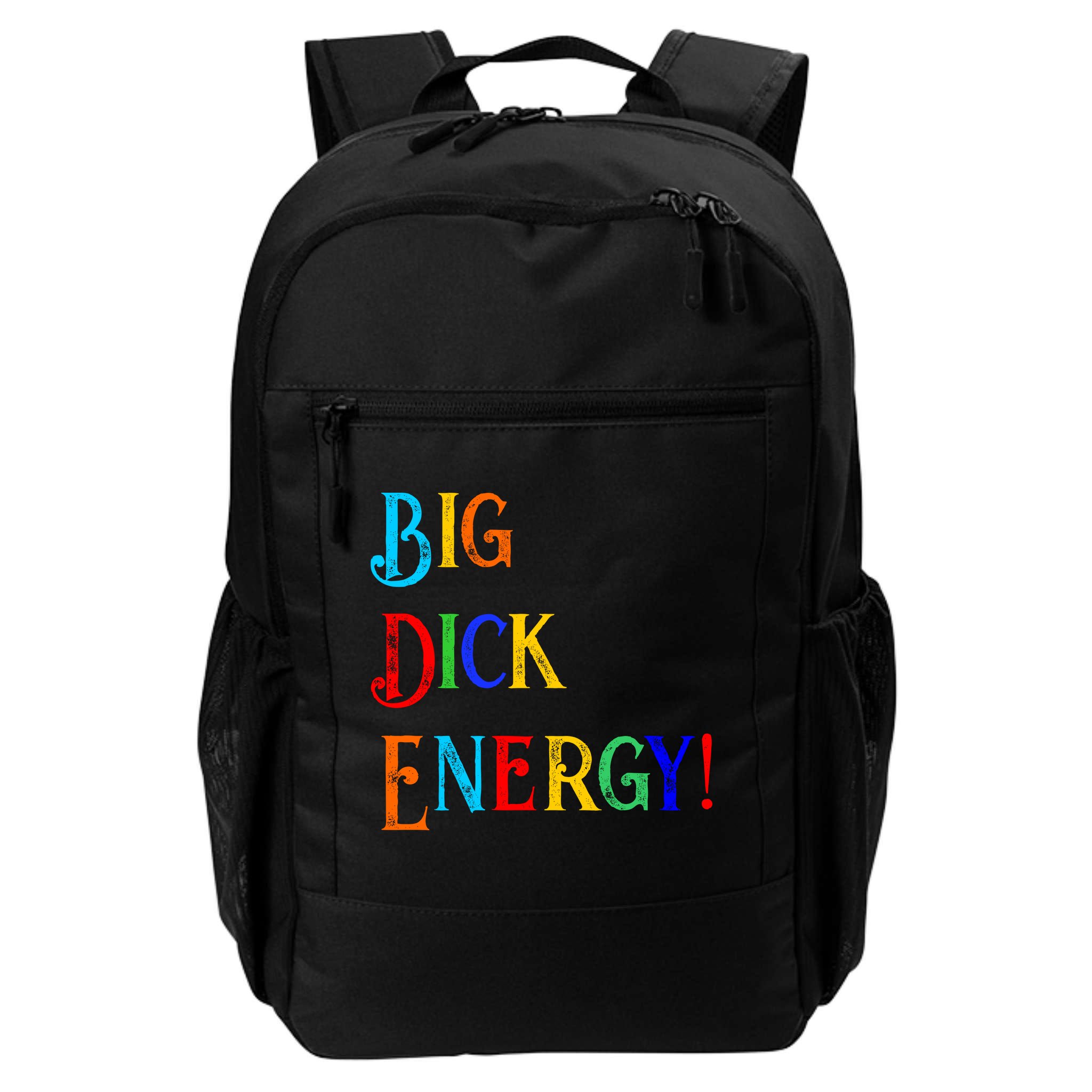 Big Dick Energy BDE Funny Colorful Humor Backpack