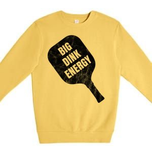 Big Dink Energy Funny Pickleball Sport Premium Crewneck Sweatshirt