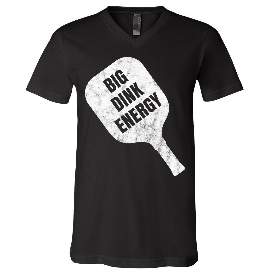 Big Dink Energy Funny Pickleball Sport V-Neck T-Shirt