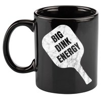 Big Dink Energy Funny Pickleball Sport 11oz C Handle Ceramic Mug