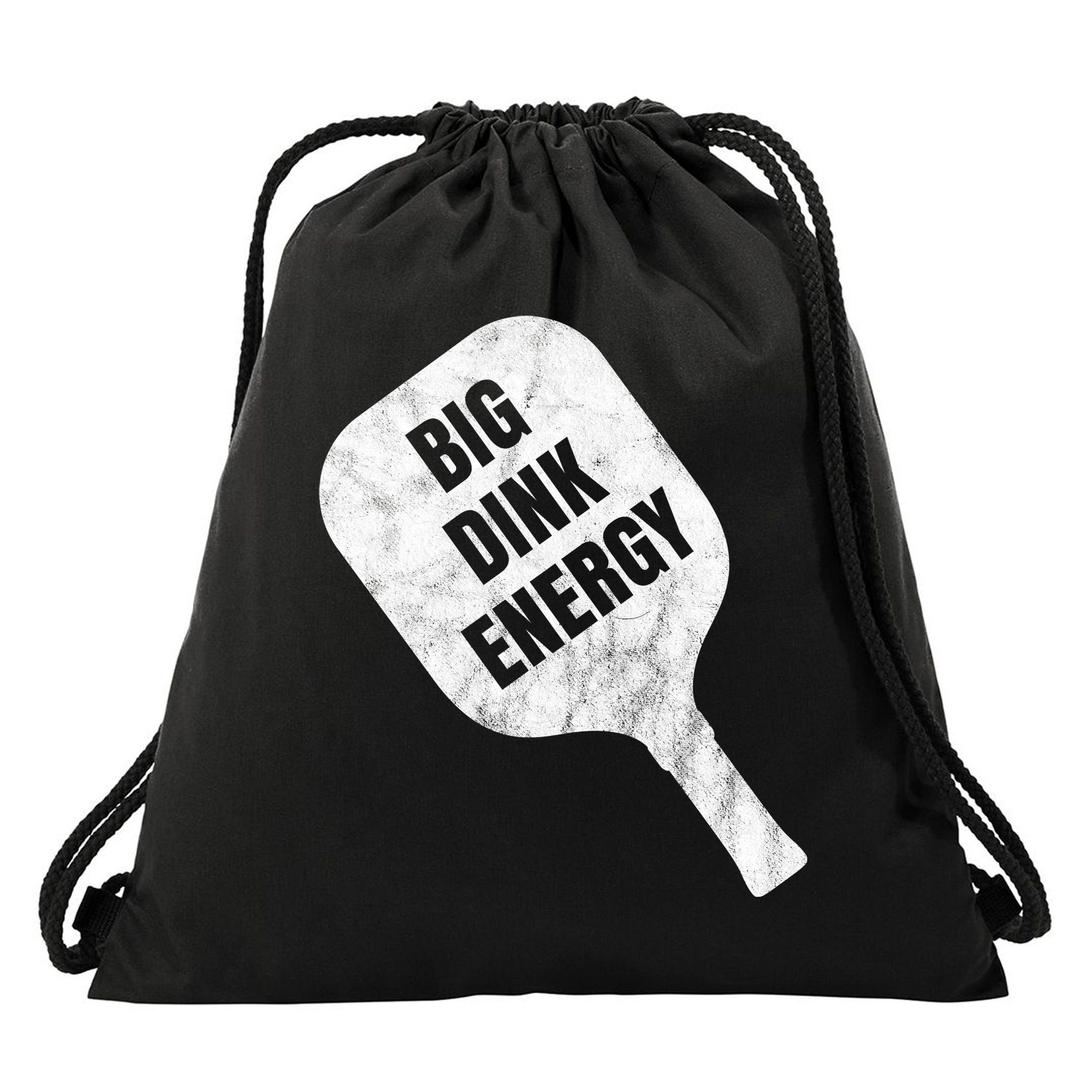 Big Dink Energy Funny Pickleball Sport Drawstring Bag