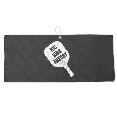 Big Dink Energy Funny Pickleball Sport Large Microfiber Waffle Golf Towel