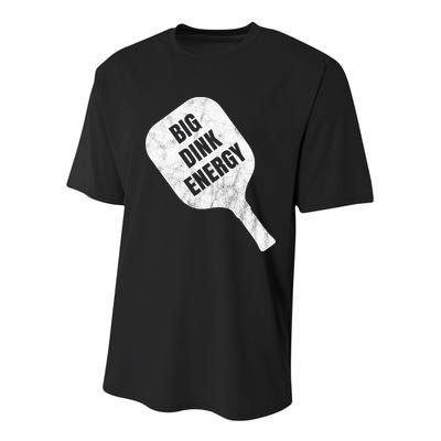 Big Dink Energy Funny Pickleball Sport Youth Performance Sprint T-Shirt