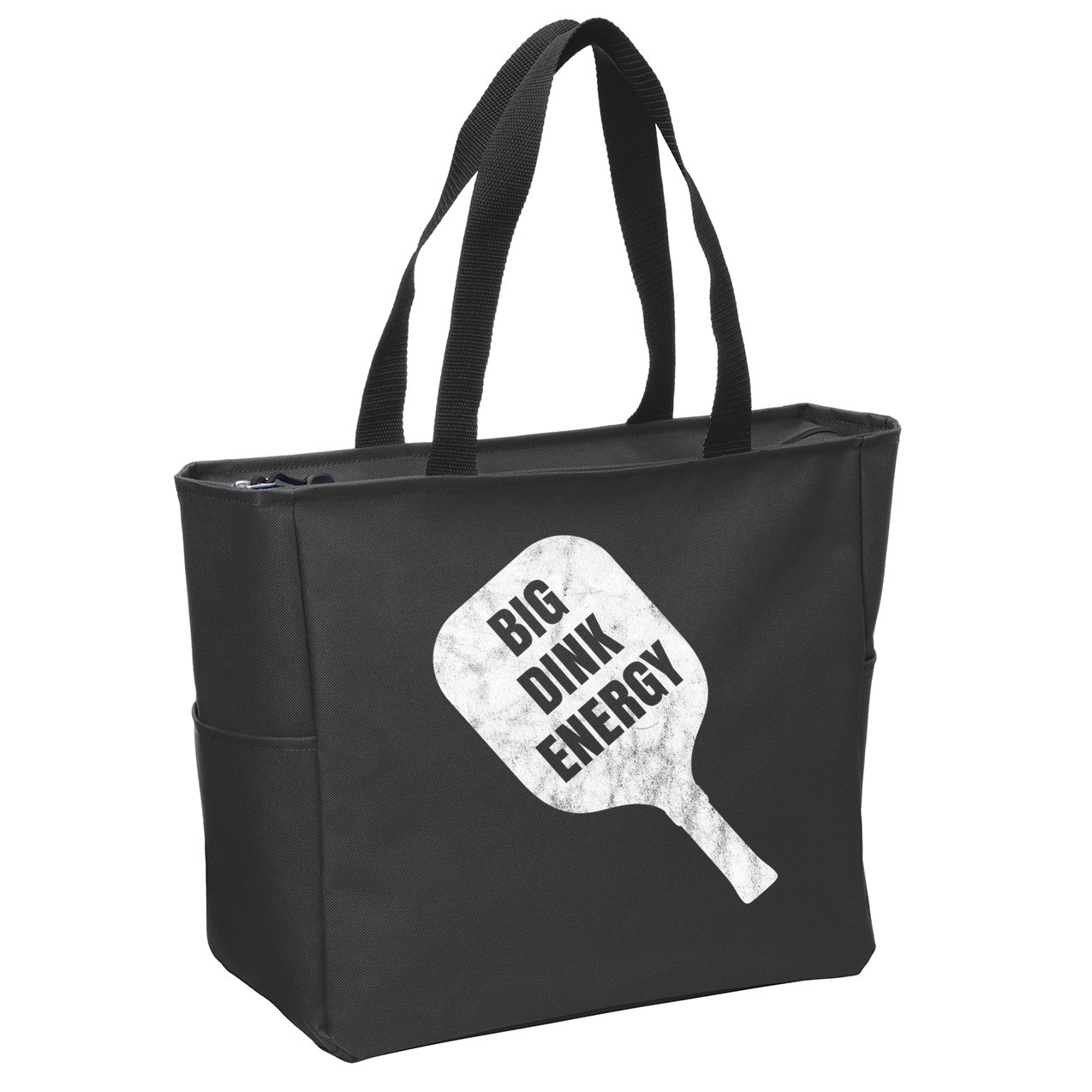 Big Dink Energy Funny Pickleball Sport Zip Tote Bag