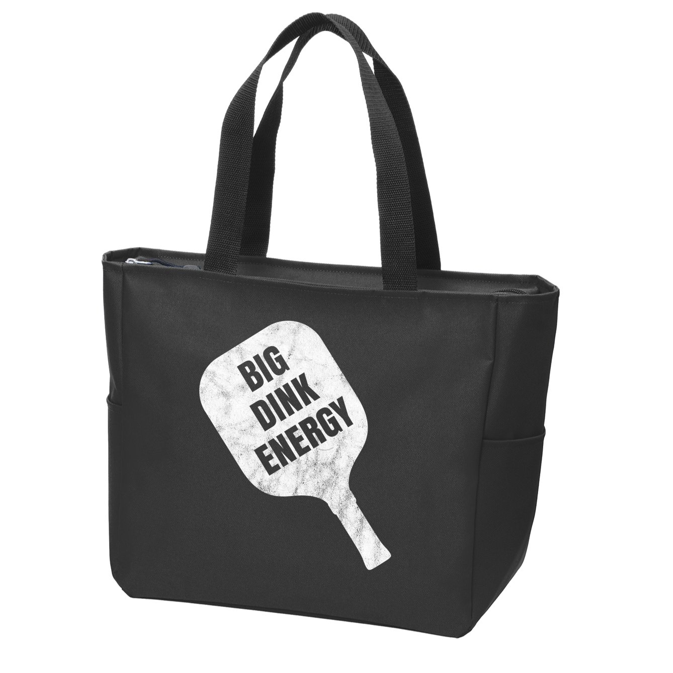 Big Dink Energy Funny Pickleball Sport Zip Tote Bag