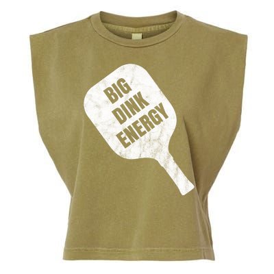 Big Dink Energy Funny Pickleball Sport Garment-Dyed Women's Muscle Tee