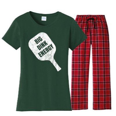 Big Dink Energy Funny Pickleball Sport Women's Flannel Pajama Set